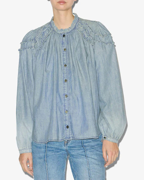 Milya Chambray Blouse