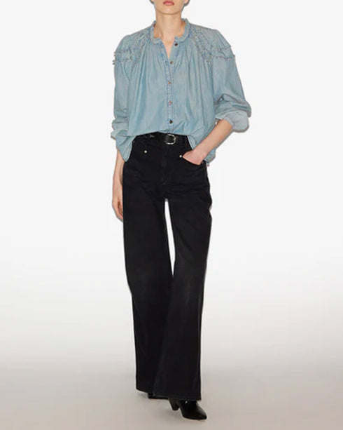 Milya Chambray Blouse