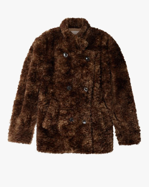Jya Shaggy Faux Fur Coat