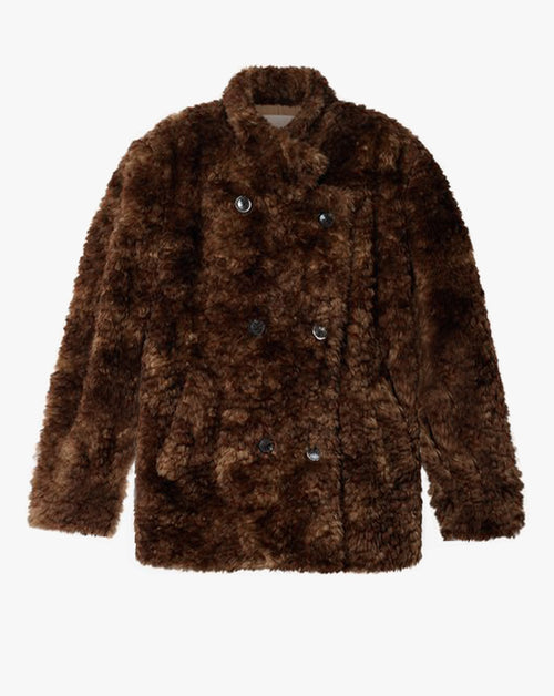 Jya Shaggy Faux Fur Coat