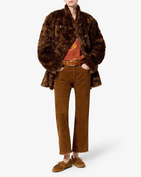 Jya Shaggy Faux Fur Coat
