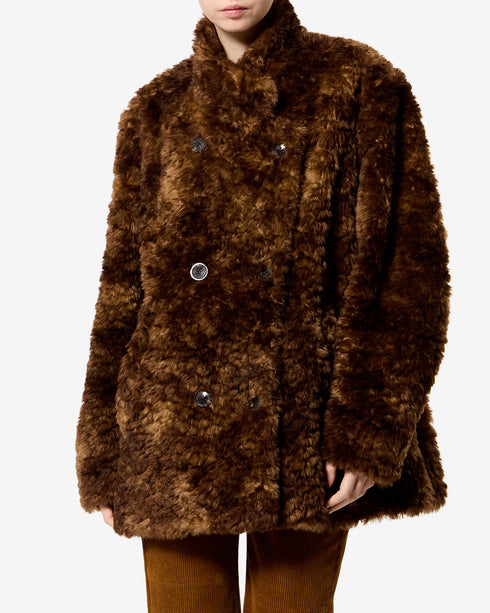 Jya Shaggy Faux Fur Coat