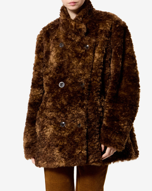 Jya Shaggy Faux Fur Coat