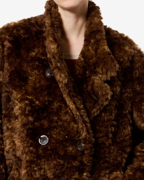 Jya Shaggy Faux Fur Coat