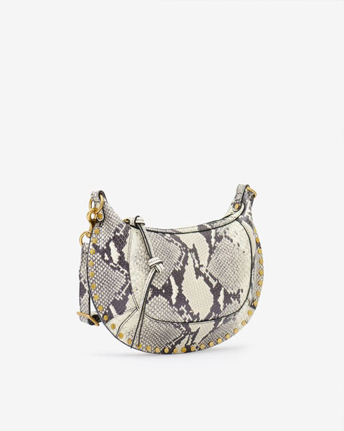 Oskan Moon Bag - Snake Embossed