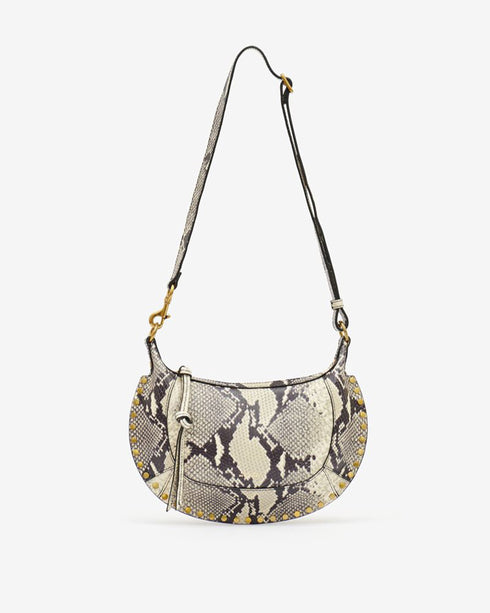 Oskan Moon Bag - Snake Embossed