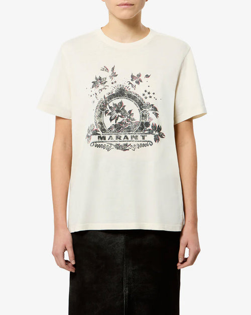 Zewel Hibiscus Washed T-Shirt