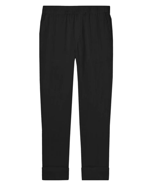 Cotton Linen Cuffed Trouser