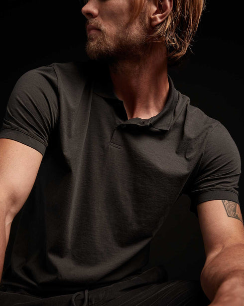 Elevated Lotus Jersey Polo