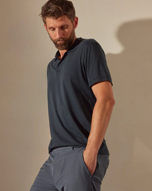 Elevated Lotus Jersey Polo