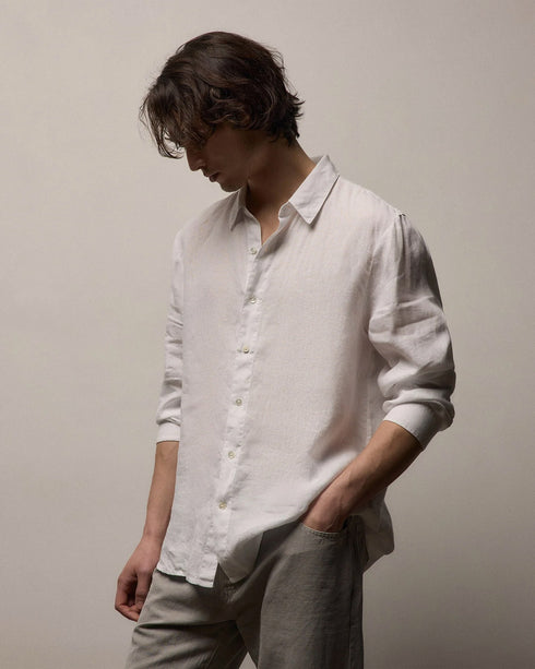 Lightweight Canvas Linen Shirt