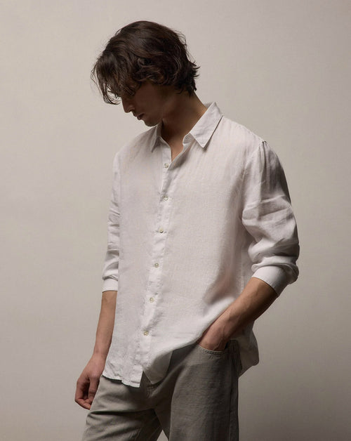 Lightweight Canvas Linen Shirt