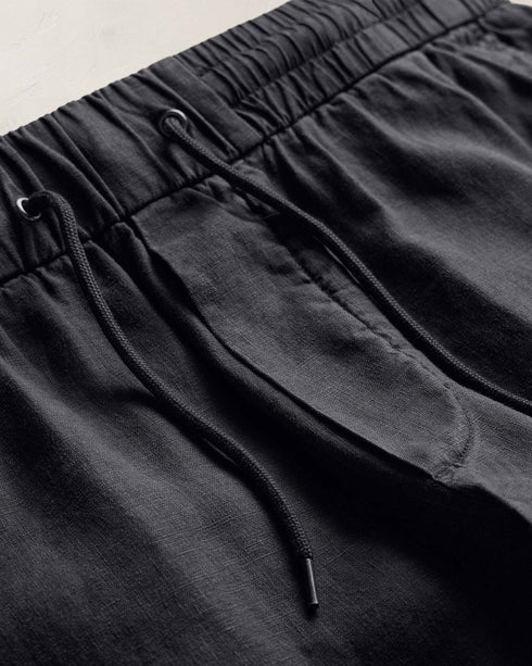 Relaxed Fit Linen Short