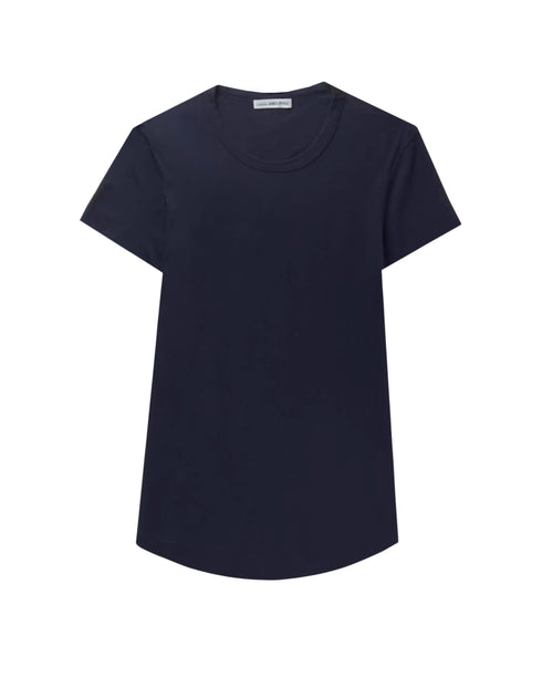 Sheer Slub Crew Neck Tee