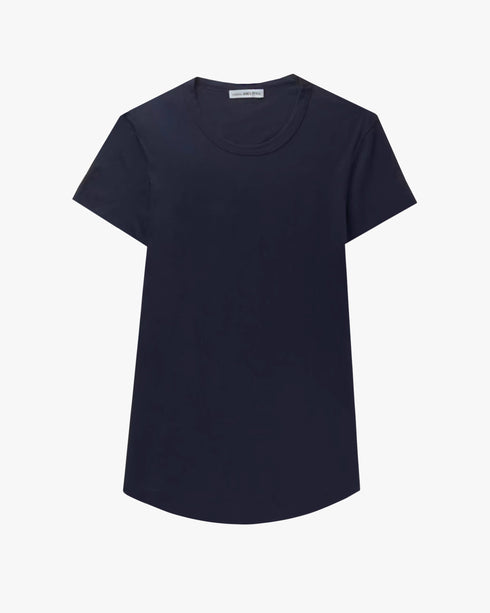 Sheer Slub Crew Neck Tee