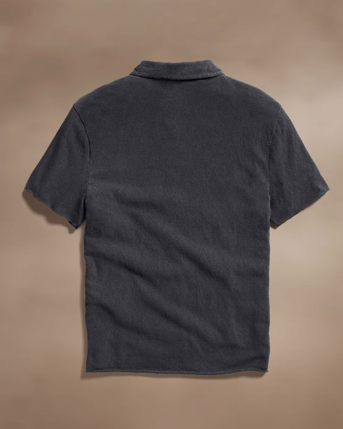 Slub Jersey Open Polo