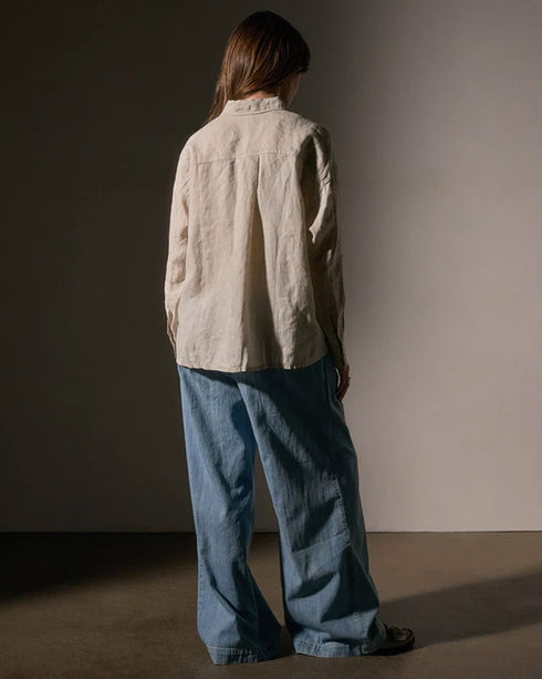 Garment Dyed Linen Shirt