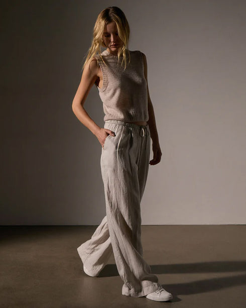 Wide Leg Relaxed Linen Pant