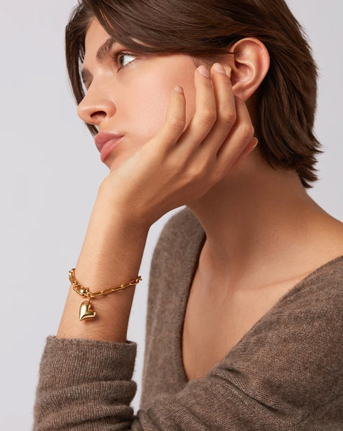 Puffy Heart Bracelet