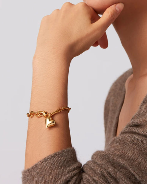 Puffy Heart Bracelet