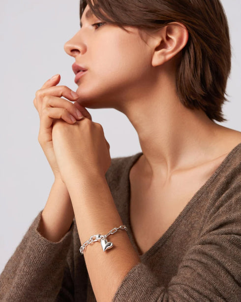 Puffy Heart Bracelet