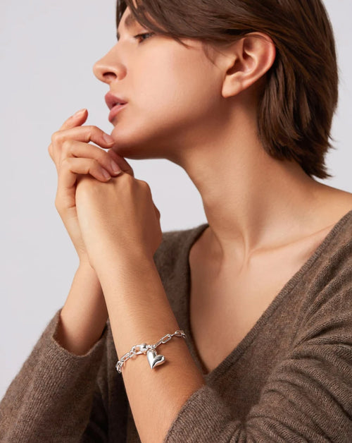 Puffy Heart Bracelet