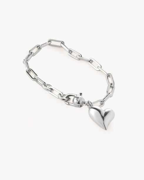 Puffy Heart Bracelet