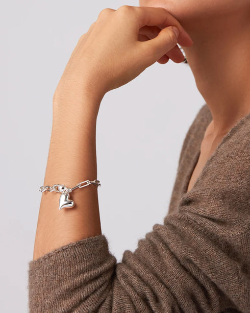 Puffy Heart Bracelet