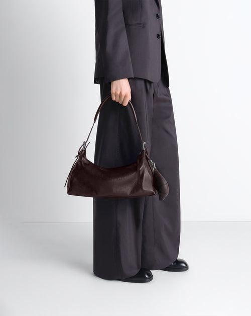 Belted Baguette Bag