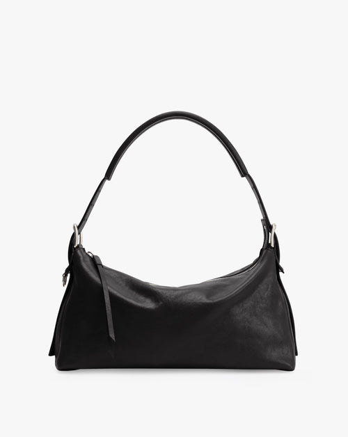 Belted Baguette Bag