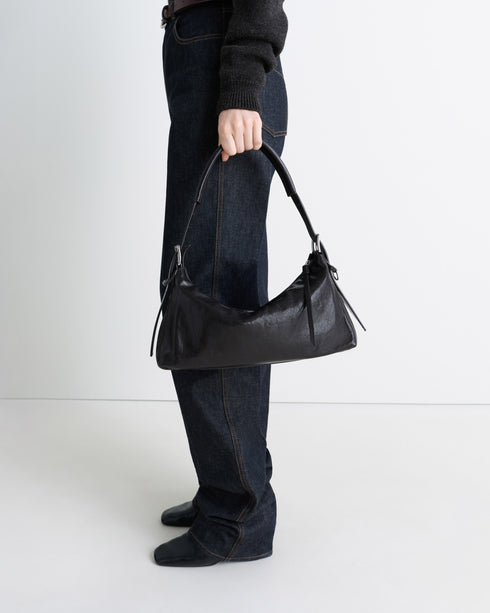 Belted Baguette Bag