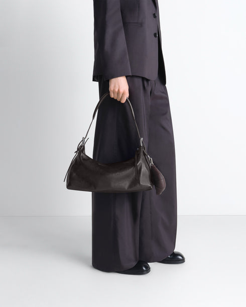 Belted Baguette Bag