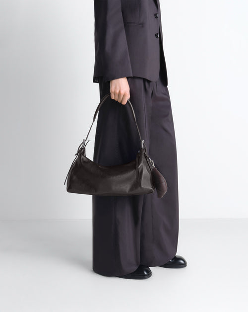 Belted Baguette Bag