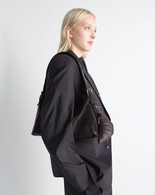 Belted Baguette Bag