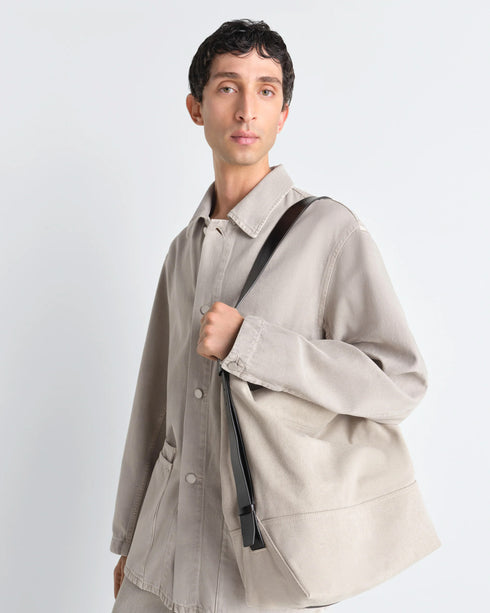 Belted Tote Bag