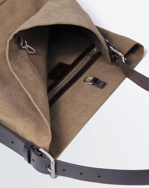 Belted Tote Bag