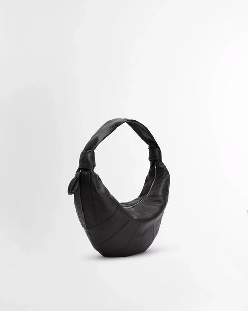 Fortune Croissant Bag - Grained Leather