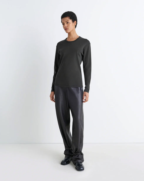 Rib Long Sleeve Top