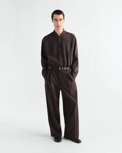 Single Pleat Tailored Pants