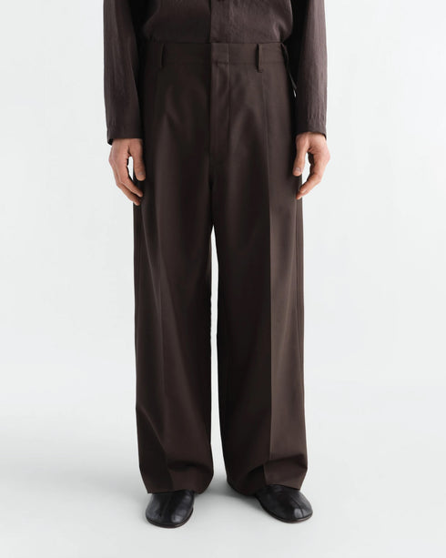 Single Pleat Tailored Pants
