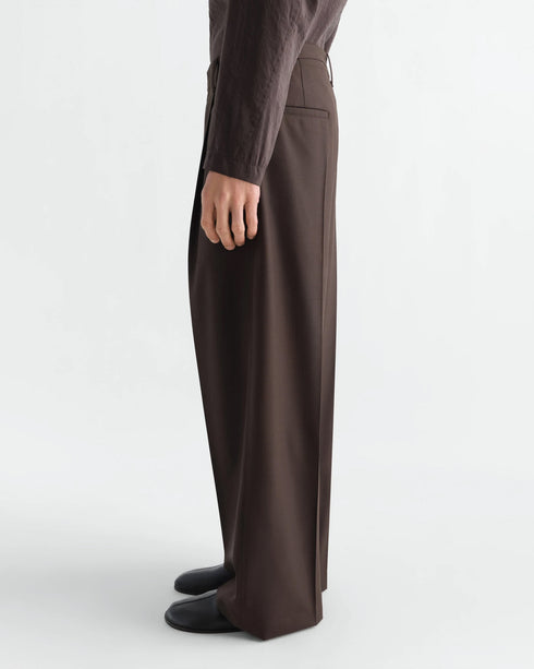 Single Pleat Tailored Pants