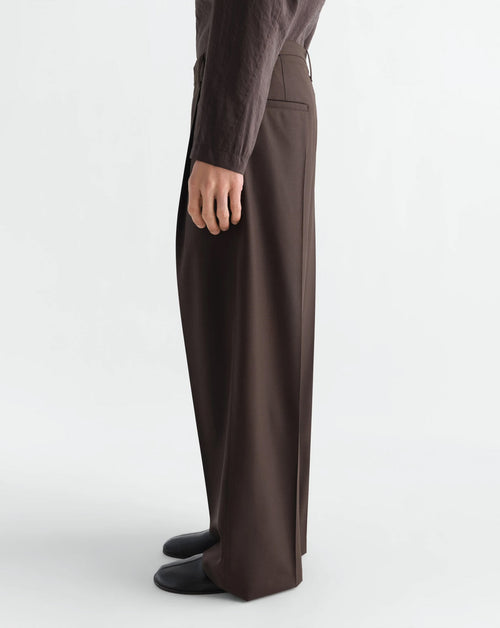 Single Pleat Tailored Pants