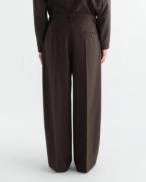 Single Pleat Tailored Pants