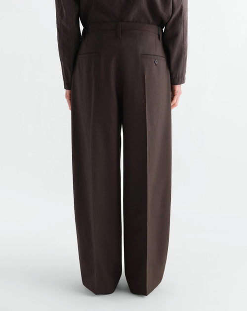Single Pleat Tailored Pants