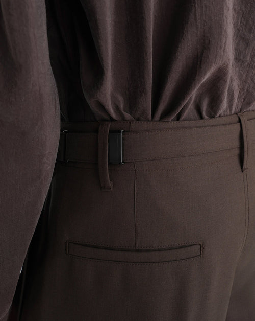 Single Pleat Tailored Pants