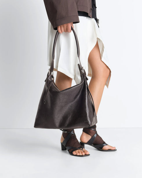Small Belted Hobo Bag