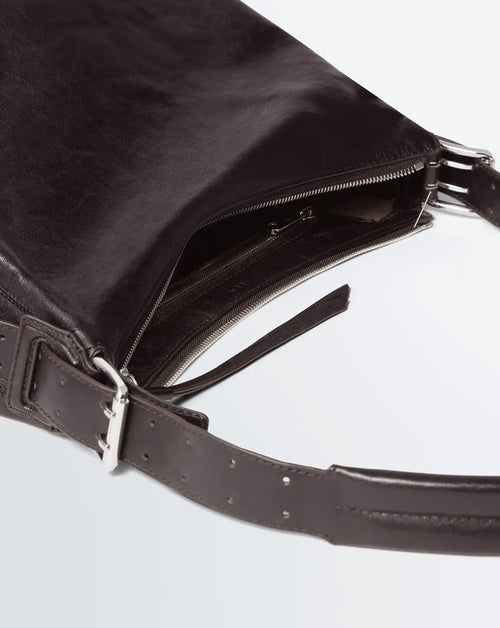 Small Belted Hobo Bag