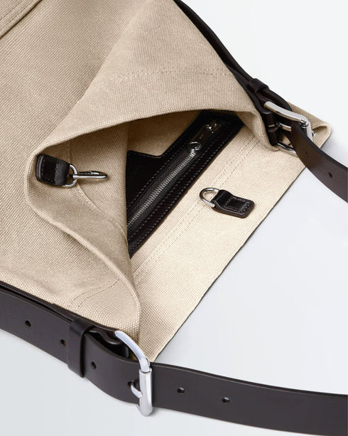 Small Belted Tote Bag