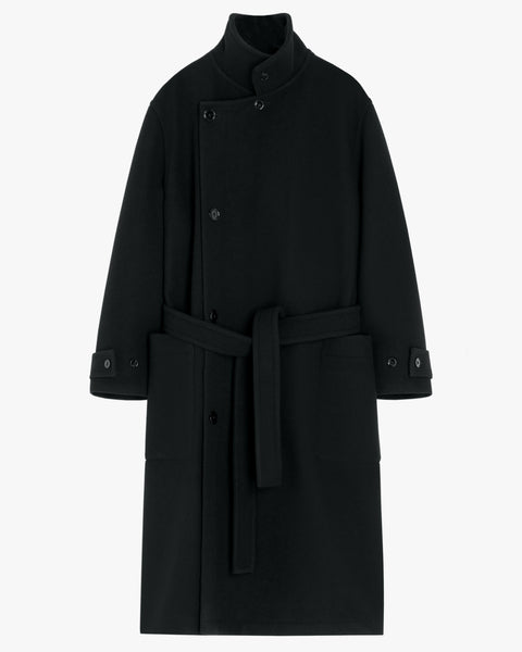 美品 LEMAIRE wrap coat black Wrap Coat | Lemaire | WORKSHOP