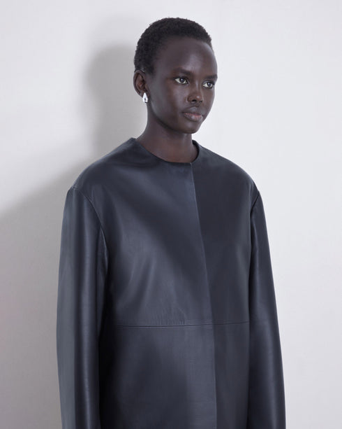 Atalia Leather Coat